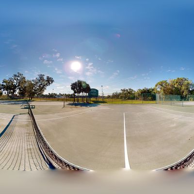 Tennis Court in Saint Stephen's Episcopal School