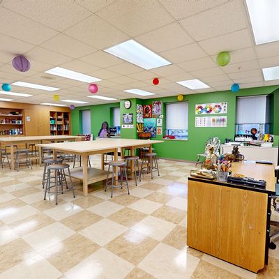 Art Room in Providence Cristo Rey High School