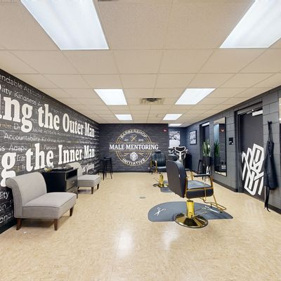 Barbershop in Providence Cristo Rey High School