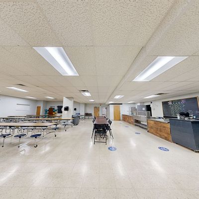 Cafeteria in Bayou Academy