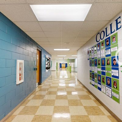 English Hallway in Providence Cristo Rey High School