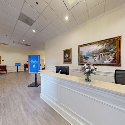 Lobby in Fairfax Memorial Funeral Home