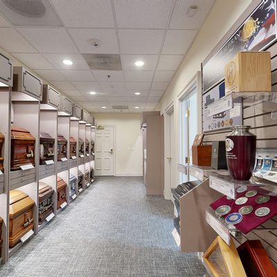 Selection Room in Fairfax Memorial Funeral Home