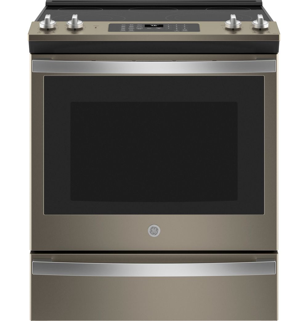 Shop GE® 30" Slide-In Electric Convection Range with No Preheat Air Fry from GE Appliances on Openhaus