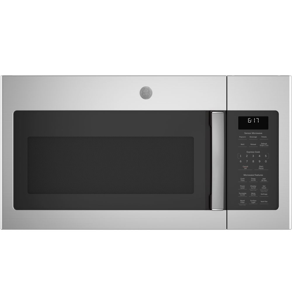 Shop GE® 1.7 Cu. Ft. Over-the-Range Sensor Fingerprint Resistant Microwave Oven from GE Appliances on Openhaus