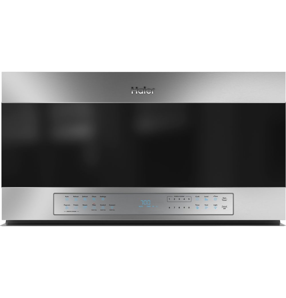 Shop 30" 1.6 Cu. Ft. Smart Over-the-Range Microwave Oven from Haier on Openhaus