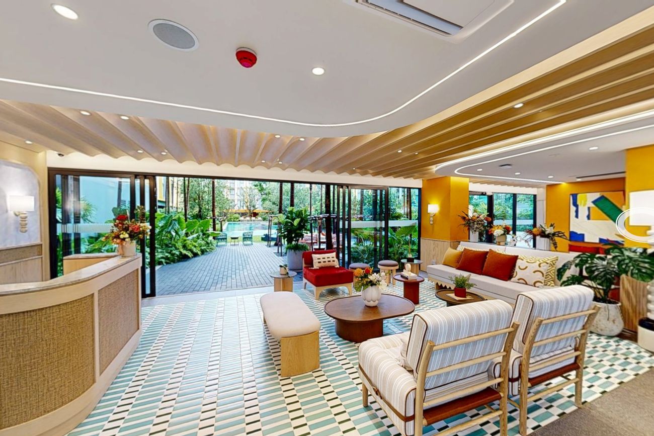 THE BASE Rise : BLISSFUL LOBBY ; SUNRISE POOL ; CORAL GYM