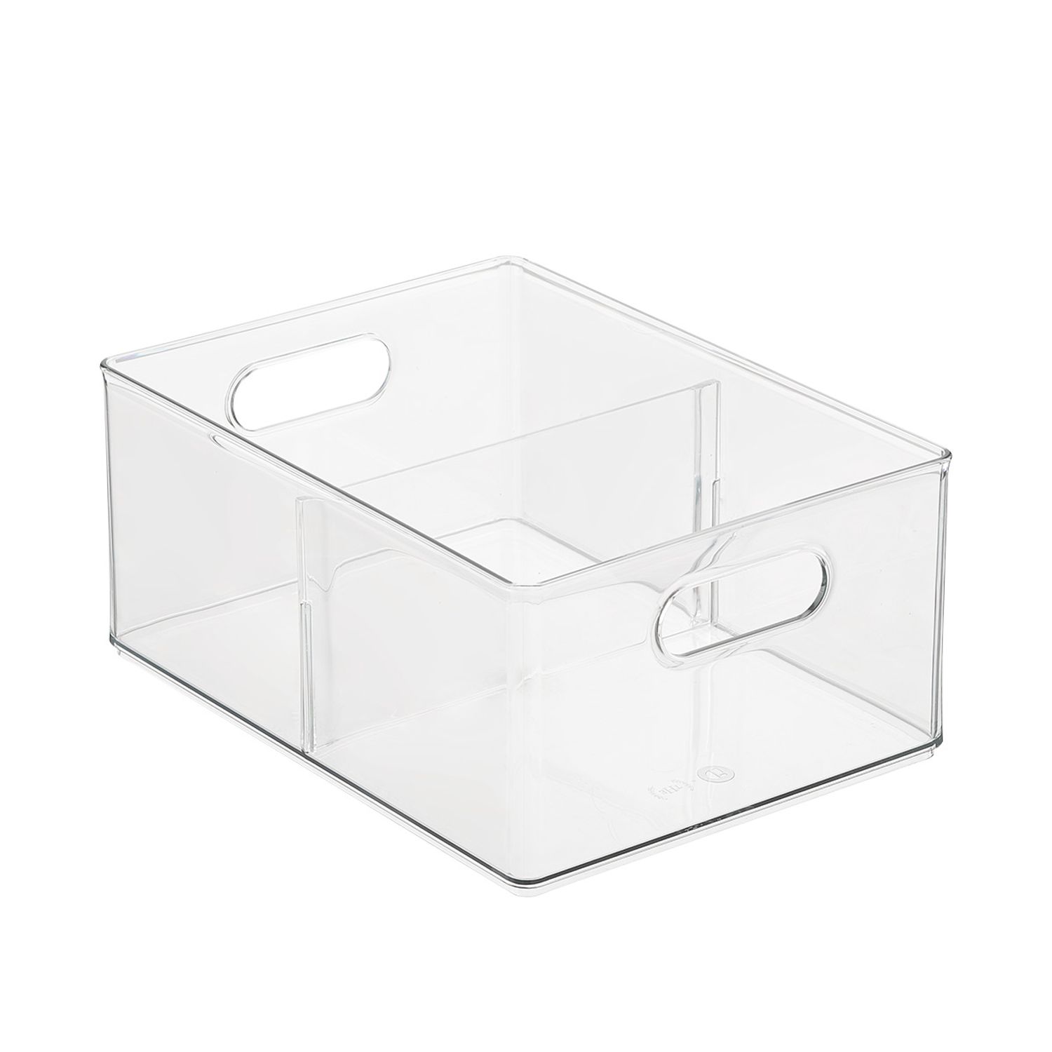 Shop The Home Edit By IDesign’s All-Purpose Deep Bins With Divider from The Container Store on Openhaus