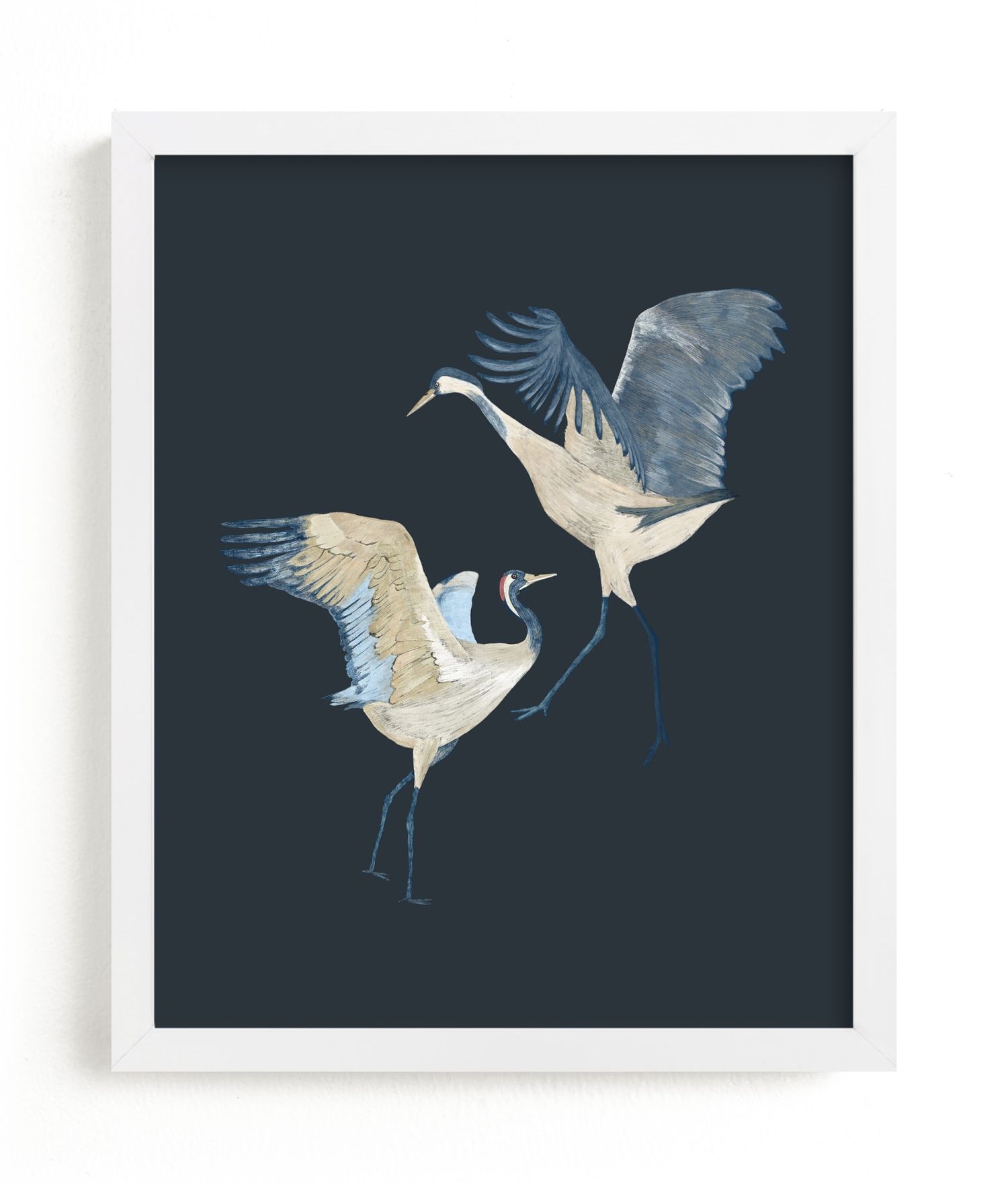 Shop Crane Dance by Nina Leth on Canvas, (8x10)  from Minted on Openhaus