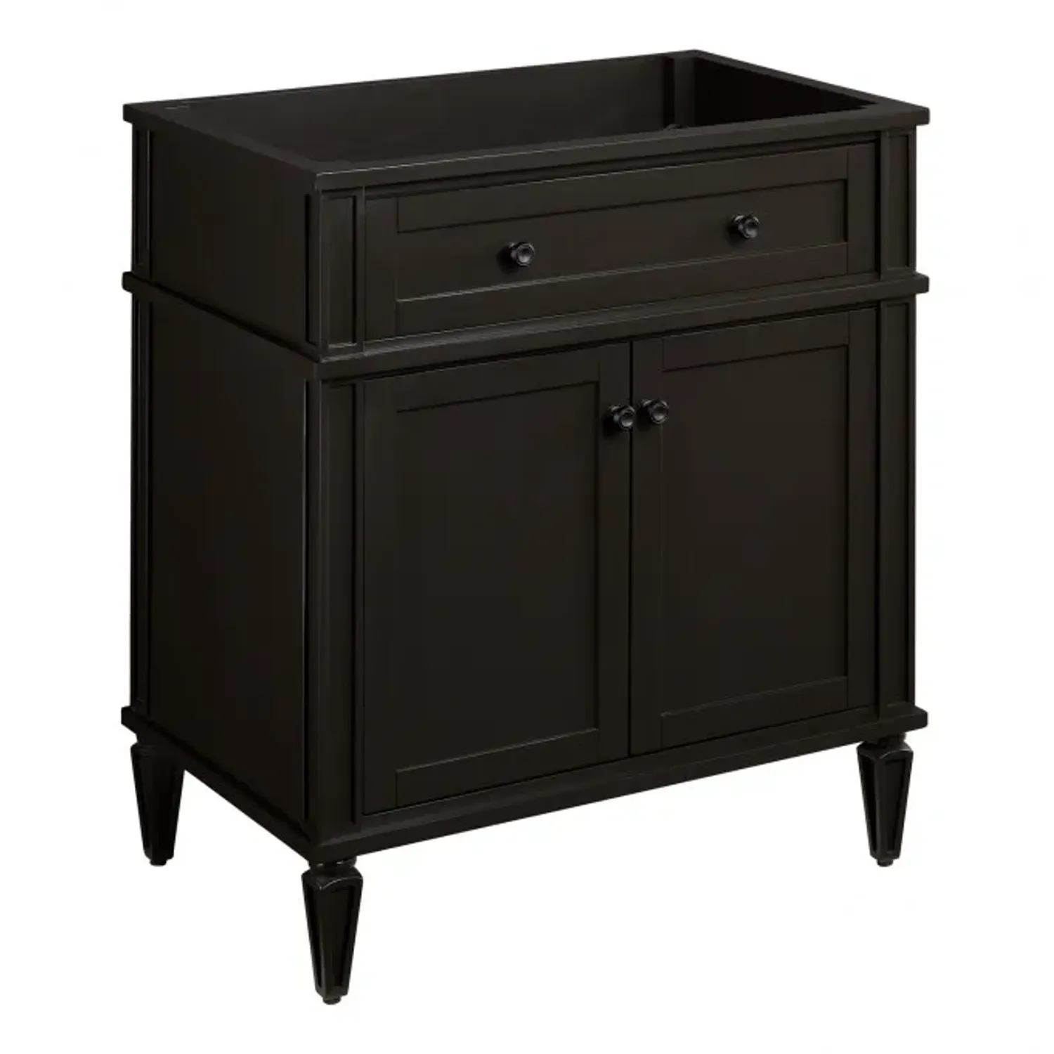 Shop 30" ELMDALE VANITY FOR UNDERMOUNT SINK - CHARCOAL BLACK from Signature Hardware on Openhaus