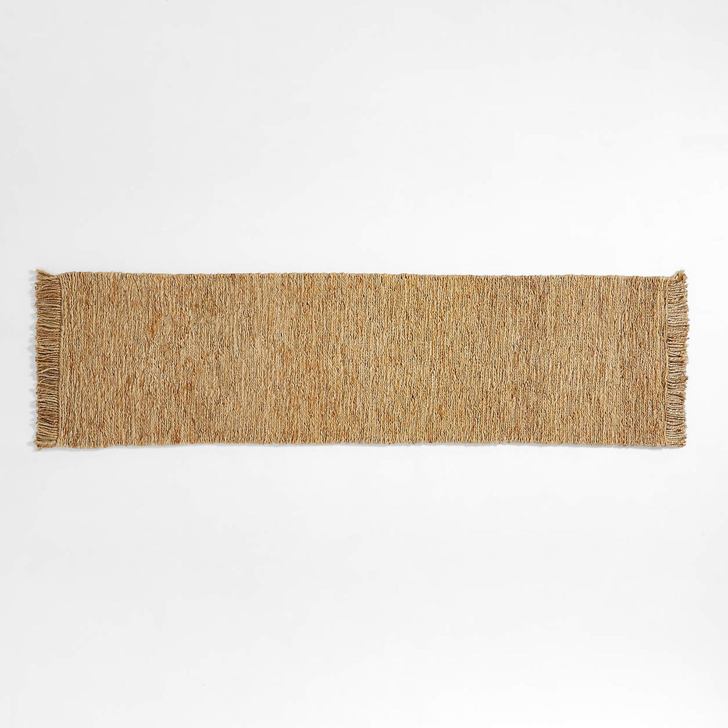 Shop Leanna Ford Yuma Fringed Natural Jute Rug from Crate and Barrel on Openhaus