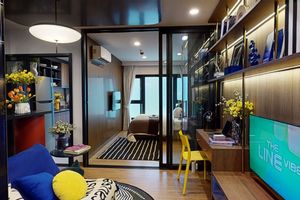 บรรยากาศห้องตัวอย่าง 1 ห้องนอน พื้นที่ใช้สอย 36.50 ตร.ม.